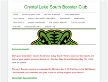 Tablet Screenshot of clsboosters.org